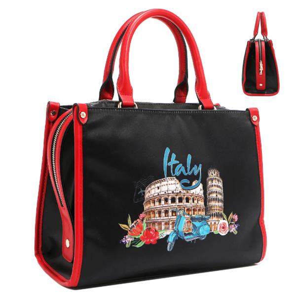 NICOLE LEE MARTHA TRAVELS ITALY SATCHEL BAG