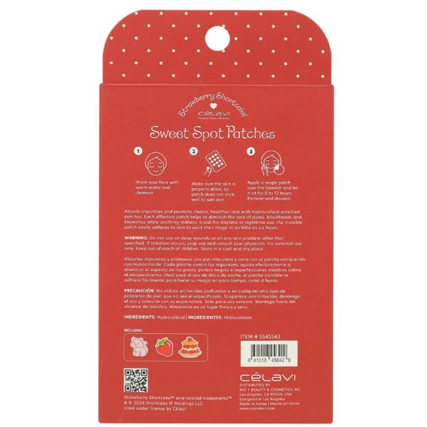 CELAVI STRAWBERRY SHORTCAKE 36PC ACNE PATCH