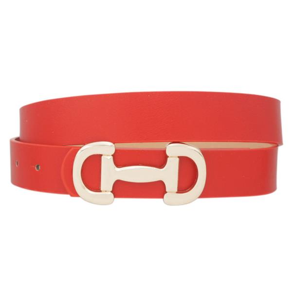 MODERN HORSE BIT BUCKLE BELT