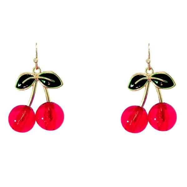 CHERRY DANGLE EARRING