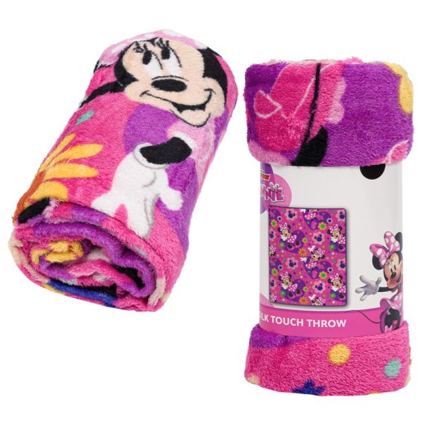 MINNIE SILK TOUCH THROW BLANKET