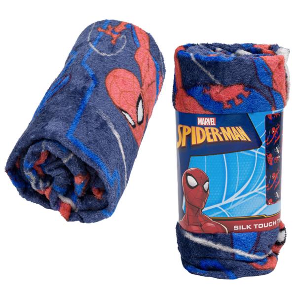 SPIDERMAN SILK TOUCH THROW BLANKET