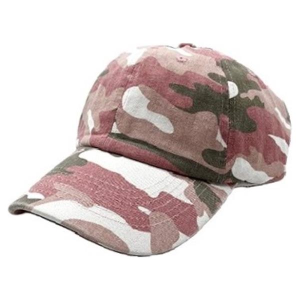 COTTON CAMO BASEBALL CAP