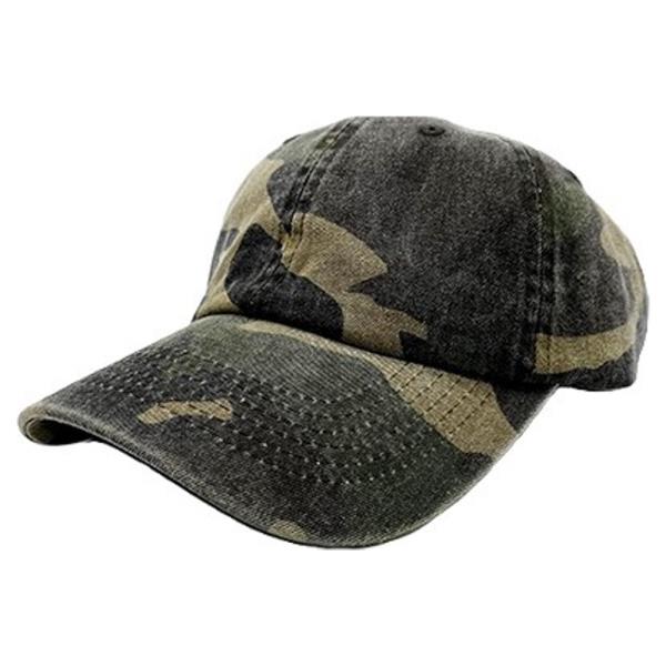 COTTON CAMO BASEBALL CAP