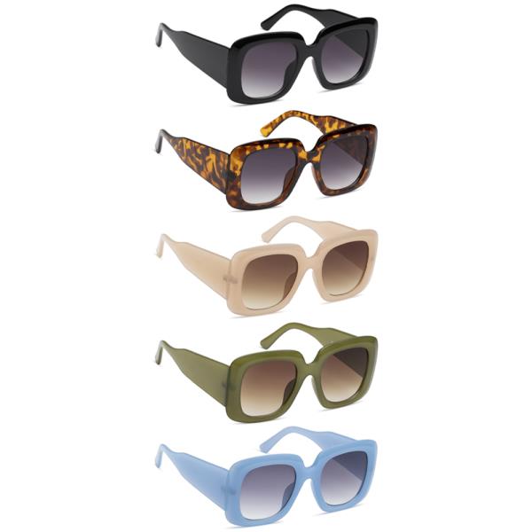 SQUARED FASHION SUNGLASSES 1DZ