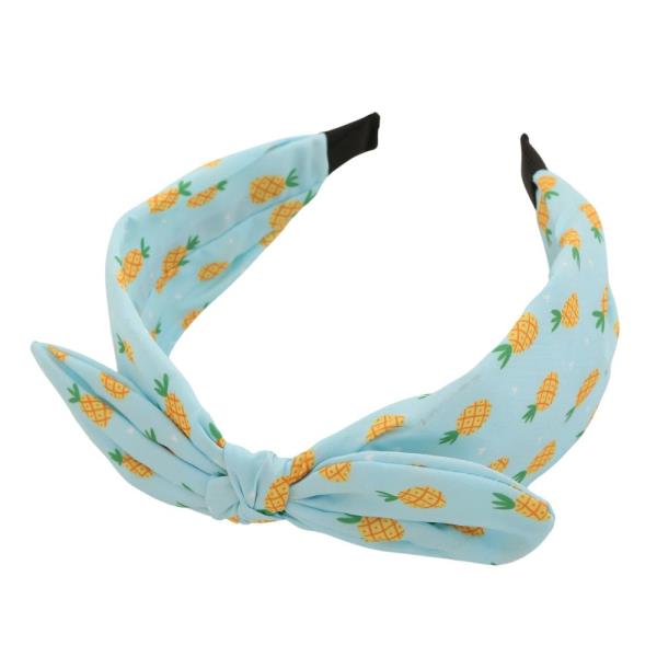 PINEAPPLE PATTERN KNOT HEADBAND