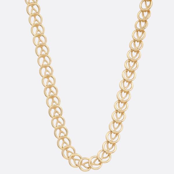 SODAJO METAL GOLD DIPPED NECKLACE