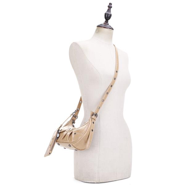 2IN1 CROC TEXTURE SHOULDER CROSSBODY BAG W WALLET SET