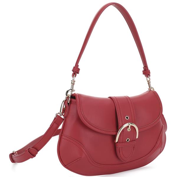 SMOOTH FLAP SHOULDER CROSSBODY BAG