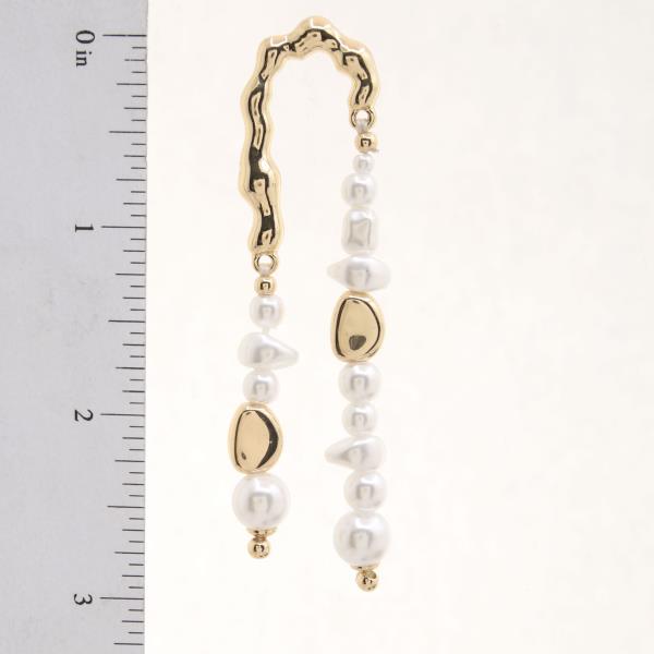 PEARL BEAD U SHAPE EARRING