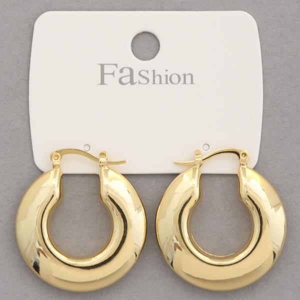 HOOP METAL EARRING