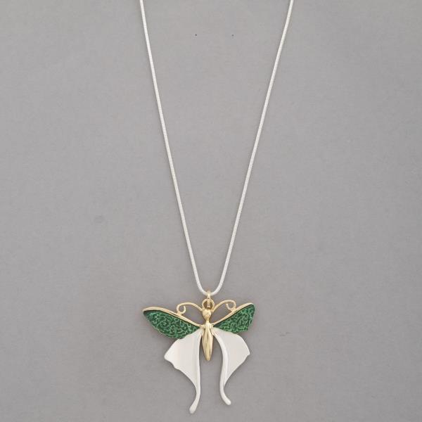 BUTTERFLY PENDANT NECKLACE