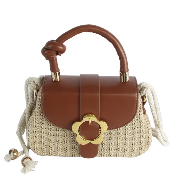 (ONLINE ONLY) Chic floral handle crossbody bag