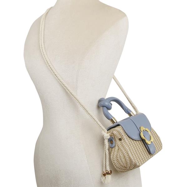 (ONLINE ONLY) Chic floral handle crossbody bag