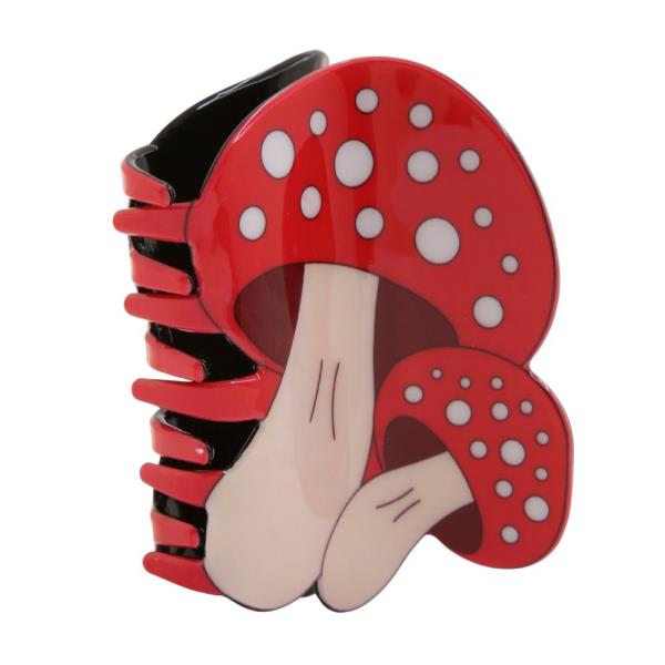 DOUBLE MUSHROOM CLAW HAIR CLIP