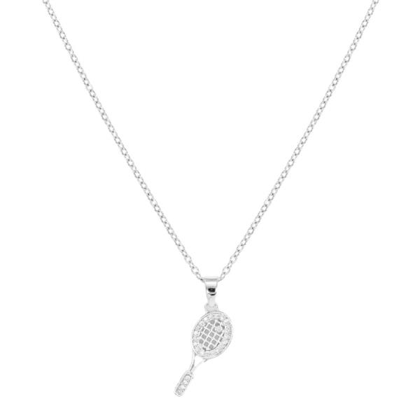 TENNIS RACKET S.STEEL NECKLACE