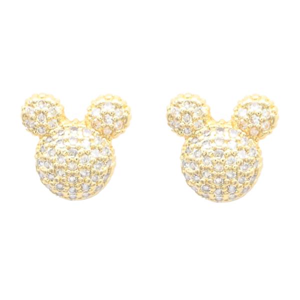 MOUSE CZ POST EARRING