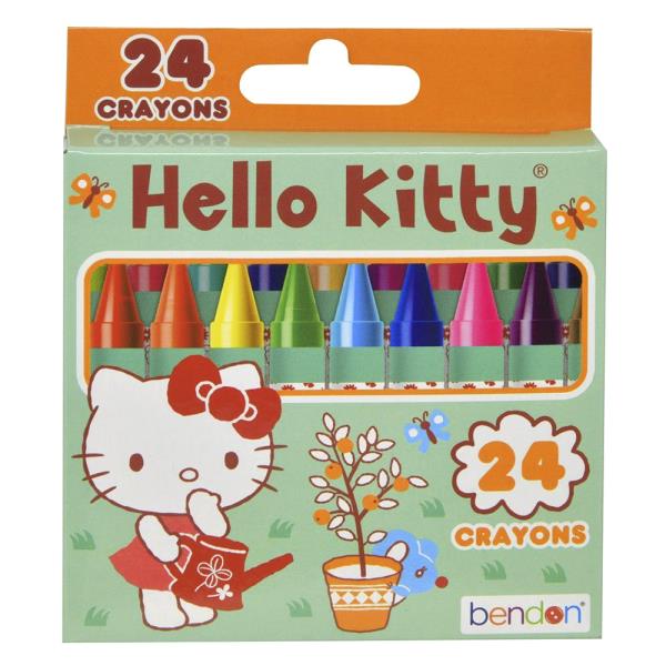 HELLO KITTY 24 COUNT CRAYONS