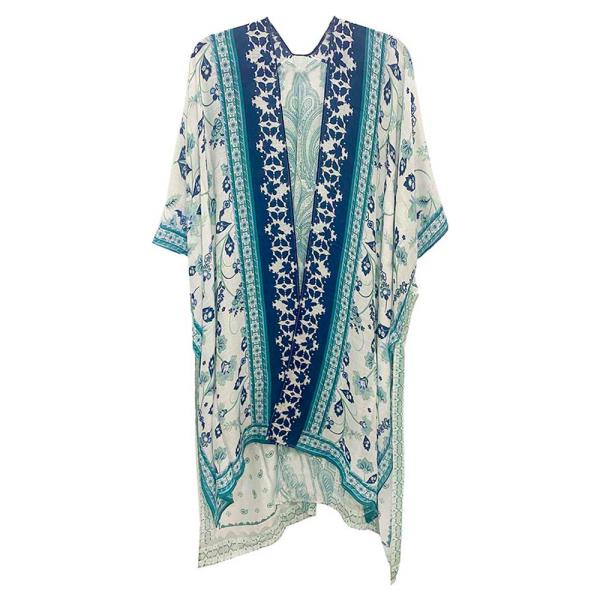 BOHEMIAN BORDER PRINT OPEN KIMONO