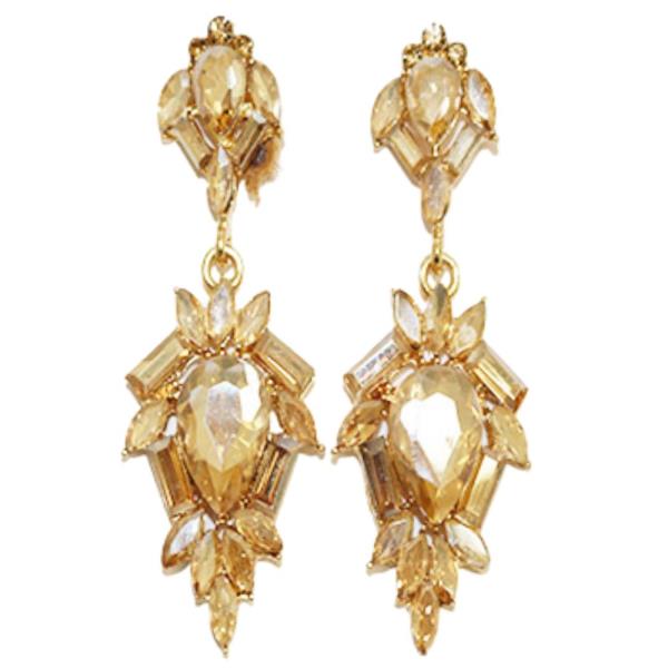 RHINESTONE DANGLE EARRING