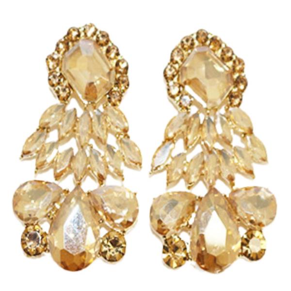 TEARDROP RHINESTONE EARRING