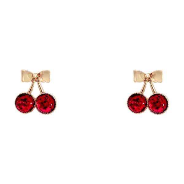 GLITTER CHERRY EARRING