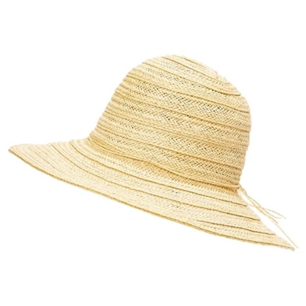 FLOPPY SUN HAT IN TEXTURED STRAW BRAID