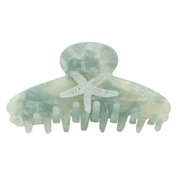 SEA LIFE STARFISH HAIR CLAW JAR CLIP