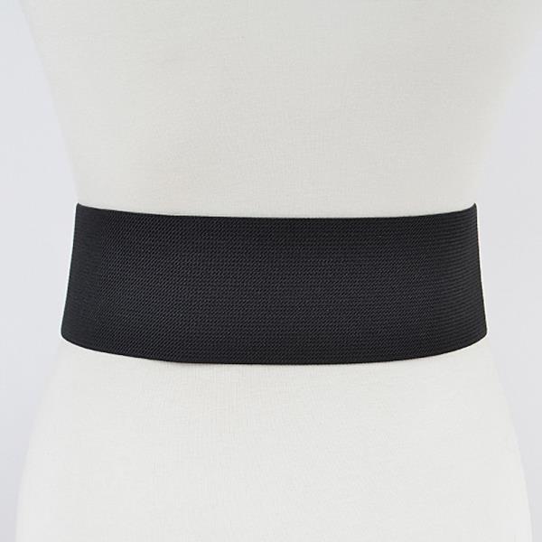 LEO FAUX LEATHER ELASTIC BELT