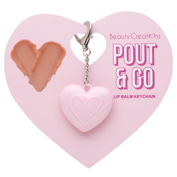 BEAUTY CREATIONS POUT AND GO LIP BALM KEYCHAIN