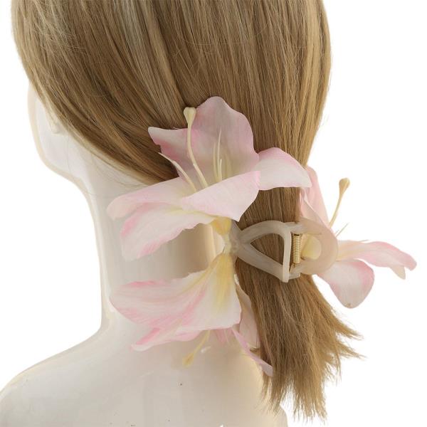 FLORAL CLAW HAIR CLIP