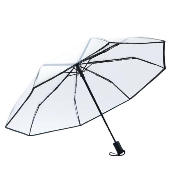 TRANSPARENT PANEL COMPACT UMBRELLA