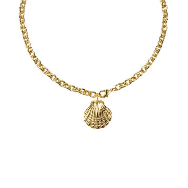 SEASHELL CHARM GOLD PLATED NECKLACE