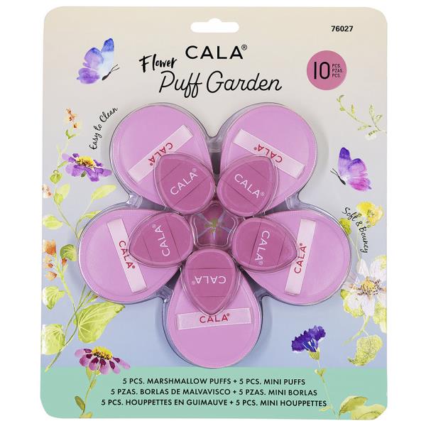 CALA FLOWER GARDEN 10PC PUFFS