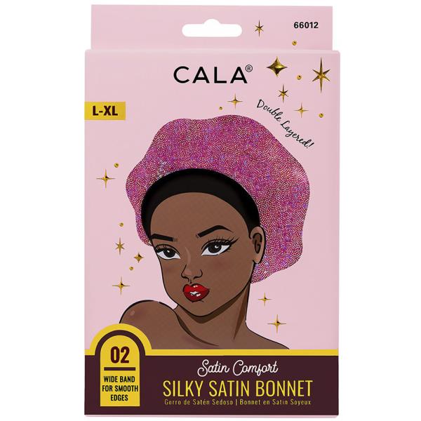 CALA SATIN COMFORT BONNET (SHINY PINK)