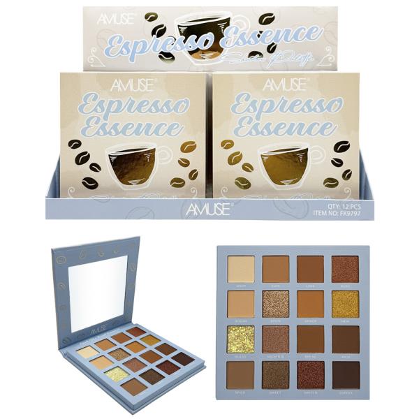 AMUSE ESPRESSO ESSENCE SHADOW PALETTE (12 UNITS)