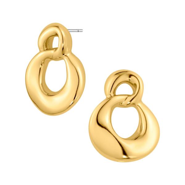 ORGANIC SHAPE METAL EARRING