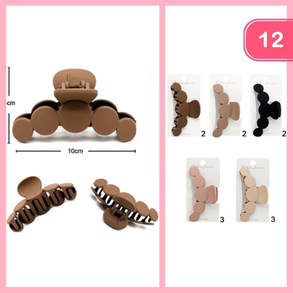 HAIR CLAW CLIP (12 UNITS)