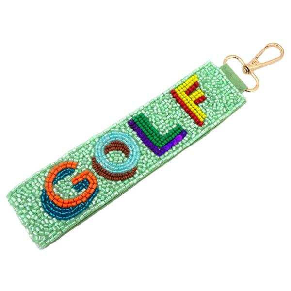 SEED BEAD GOLF HAND STRAP