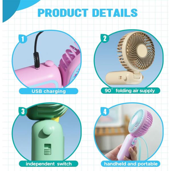 HANDHELD DESKTOP USB FAN