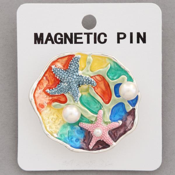 ROUND SEALIFE MAGNETIC PIN