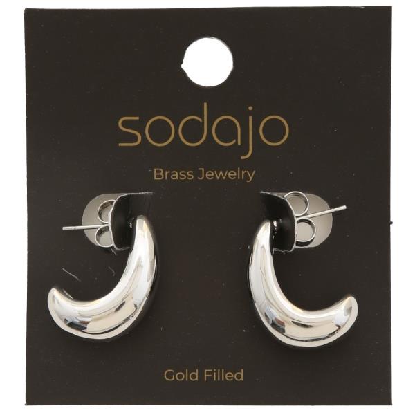SODAJO METAL GOLD FILLED EARRING