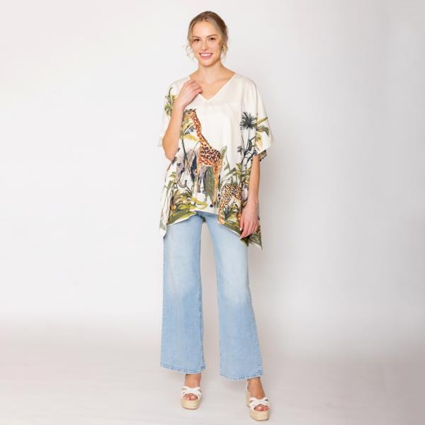 ANIMAL PRINT PONCHO