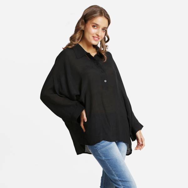 OVERSIZED LONG SLEEVE SHIRT