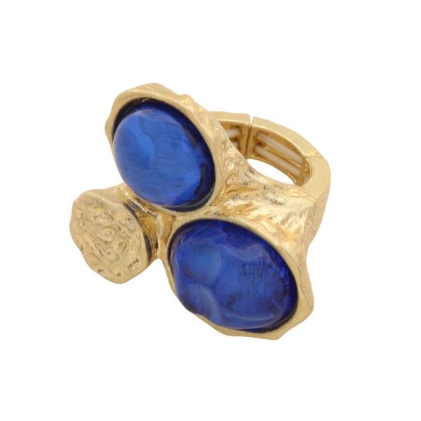 DOUBLE BEAD METAL RING