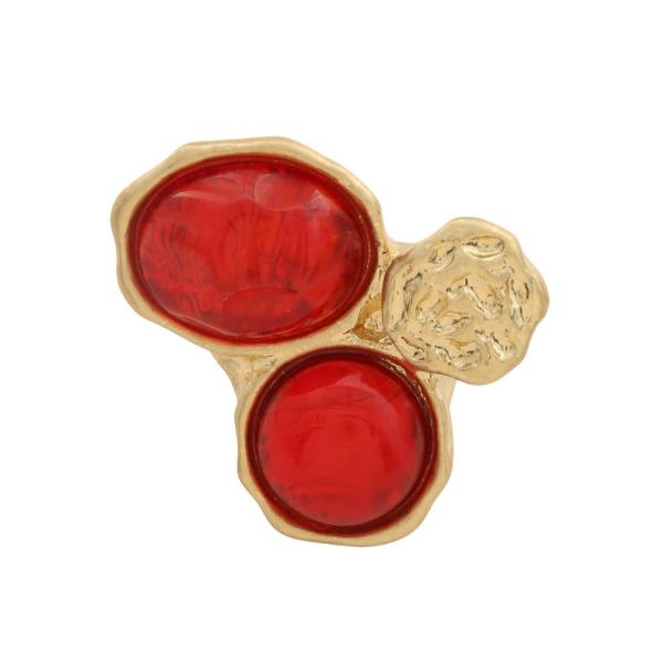 DOUBLE BEAD METAL RING