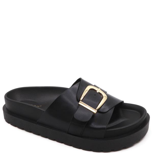 WIDE BAND FOOT BED SLIDE W BIG BUCKLE 18 PAIRS