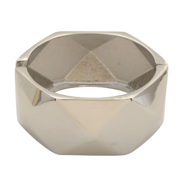 METAL GOLD PLATED HINGED BANGLE BRACELET