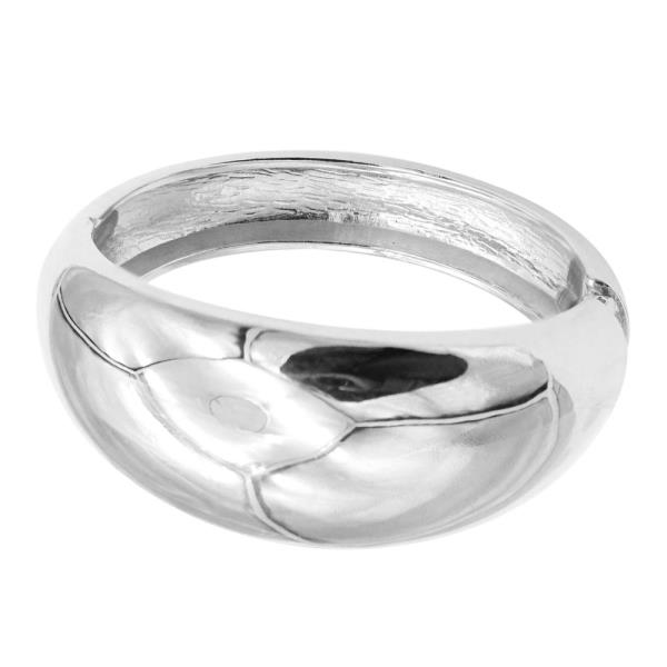 METAL GOLD PLATED HINGED BANGLE BRACELET