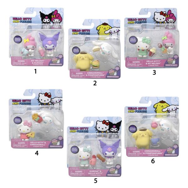 HELLO KITTY AND FRIENDS 2PC FIGURES SET